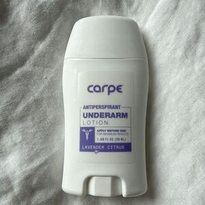 Carpe Antiperspirant Underarm Lotion, Lavender Citrus 1.76 oz Exp 02/2027